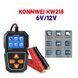 Тестер автомобильного аккумулятора KONNWEI KW218 (6V/12V) 00198 фото 1