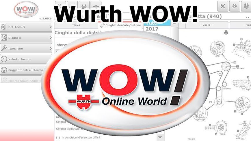 Програма Wurth WoW! 5.00.8 ru - для сканерів Делфі та автоком 00324 фото