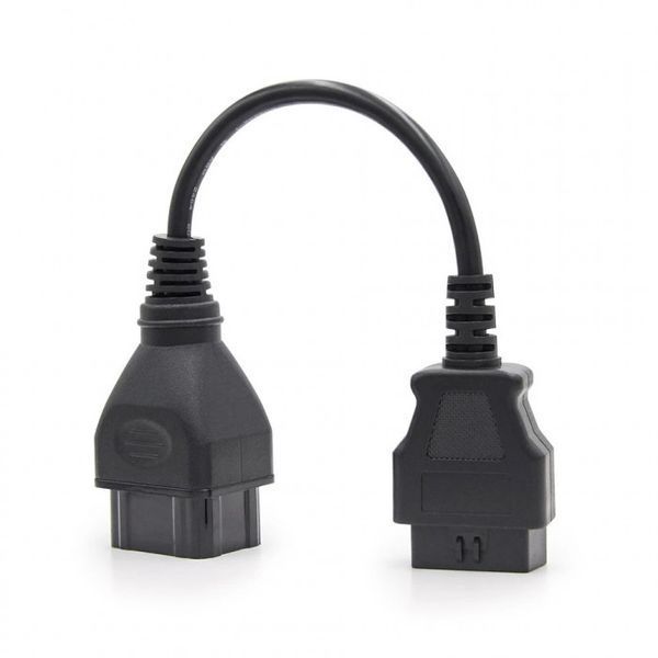 Переходник с OBD2 16pin для Renault, рено 12 пин - диагностический переходник 00102 фото
