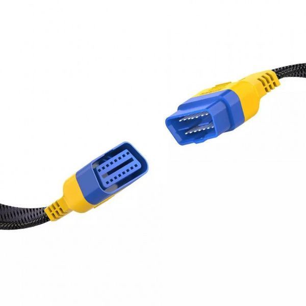 Кабель подовжувач плоский OBD2 AUTOOL 30см 00171 фото