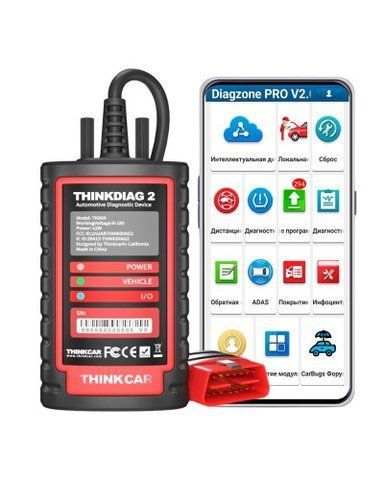 Автосканер Thinkcar ThinkDiag 2+ Diagzone 1 рік оновлень (Легкові, вантажні та електро) 00216 фото