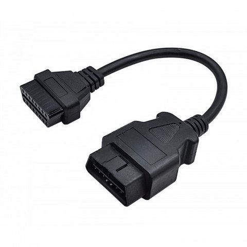 Кабель удлинитель OBD2 на 30см - obd2 16 pin в obd2 16 pin для диагностики 00164 фото