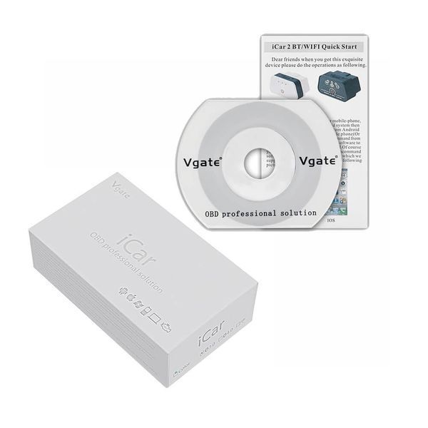 Cканер для авто Vgate Icar 2 WI-FI (IOS, ANDROID) с кнопкой питания 00020 фото