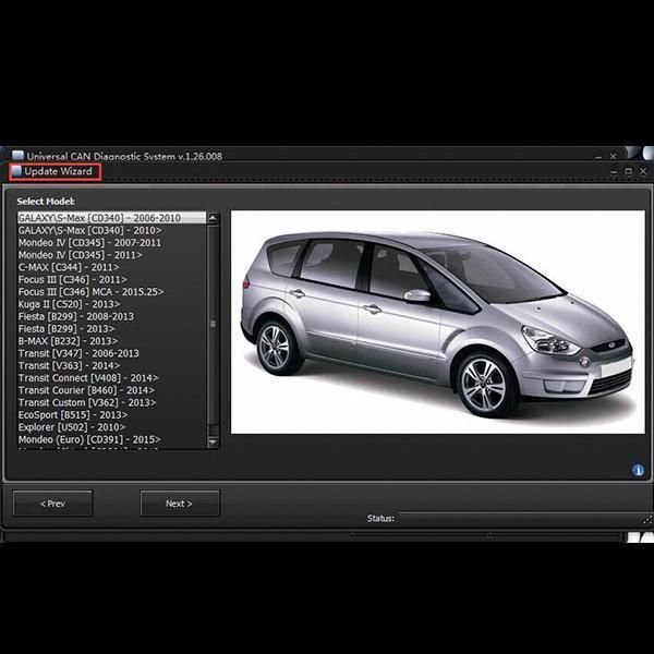 Діагностичний сканер UCDS PRO+ v1.27 OBD2 FOCOM для Ford 00081 фото