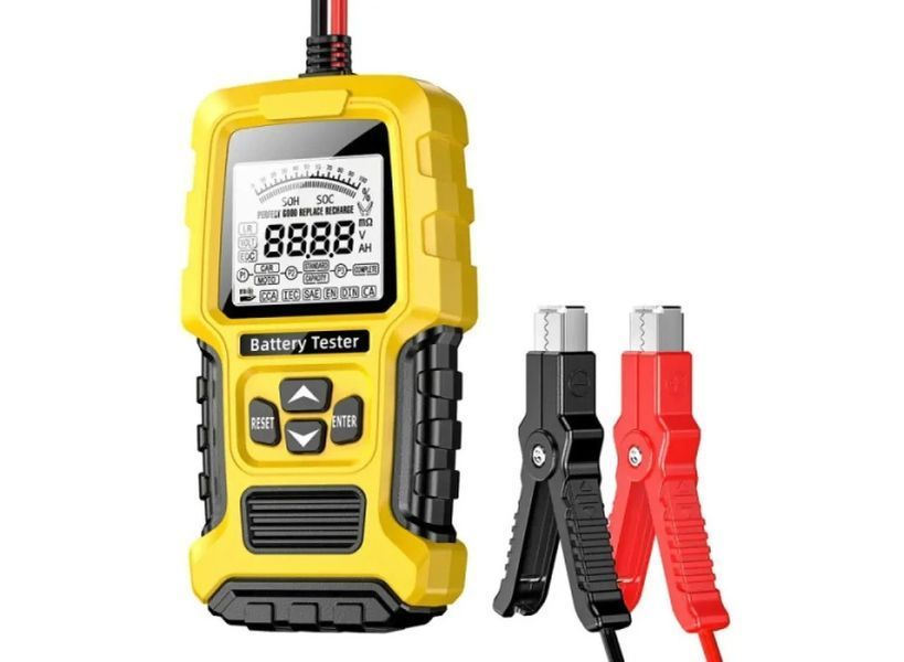 Тестер акумуляторних батарей Foxsur FBT-300 12V / 24V 00246 фото
